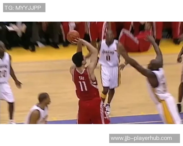 姚明投篮瞬间的艺术之美与篮球精神的完美结合